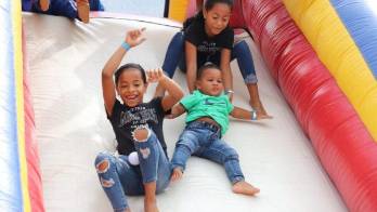 Celebraron a lo grande en el Parque Norte