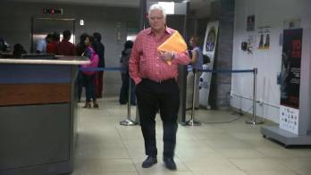 Mario Martinelli, a su salida de la indagatoria.