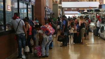 Este año viajaron más pasajeros por la terminal que el año pasado que fueron 280 mil.