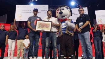 Entrega de donación.