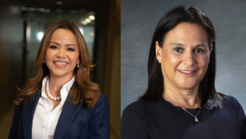 Aimeé Sentmat de Grimaldo e Ilya Espino de Marotta.