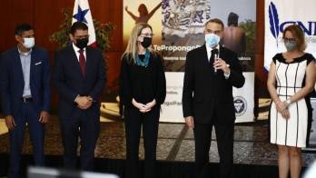 El presidente de la República, Laurentino Cortizo no asistió al acto.