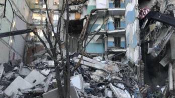 Se desploma un edificio en Rusia