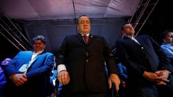 Giammattei descansa después de ser elegido presidente de Guatemala