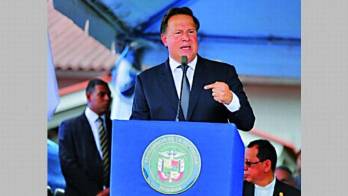 El presidente Juan Carlos Varela.