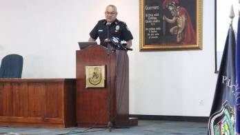 El jefe de la PN, Jorge Miranda