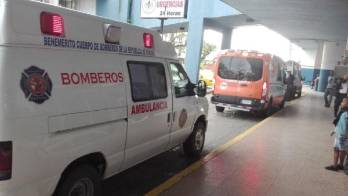 El menor se encuentra hospitalizado.
