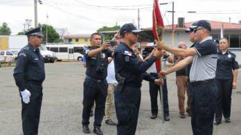 Hubo cambio de mando en la Zona Policial de Chiriquí.