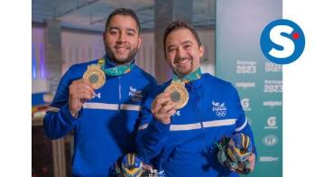 Los panameños Donald Lee y William Duen&nbsp; demostraron su destreza en la prueba de dobles masculino.