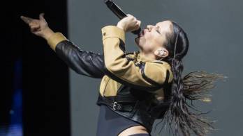 Rosalía en festival en Suiza.