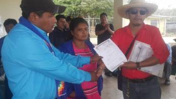 La entrega de credenciales fue en abril de este año.