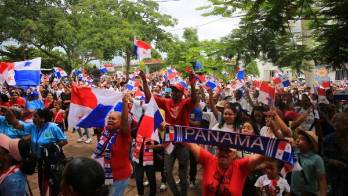 La manifestación principal se realizó en el parque Urracá.
