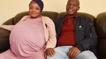 Una mujer sudafricana da a luz a diez bebés