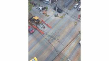 El proyecto que aún se hace sobre la vía Argentina tiene atraso.