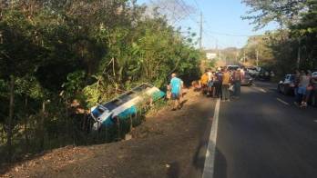 Los pasajeros se llevaron tremendo susto