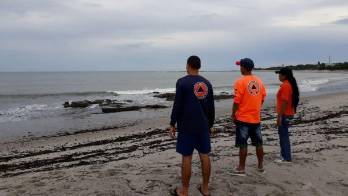 Desde esta playa en Punta Chame los pescadores salieron tarde del sábado