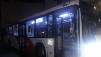 Los agresores querían lastimar a Luis, pero en su intento ocasionaron daños contra el transporte colectivo.