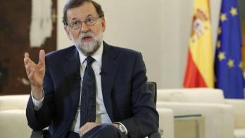 El jefe de Estado dio una entrevista ayer.