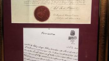 Se trata de documentos sobre la estrecha relación de la región con el imperio otomano.