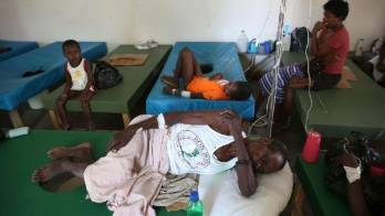 Los que tienen síntomas de cólera están recibiendo atención médica en el Hospital Saint Antoine.