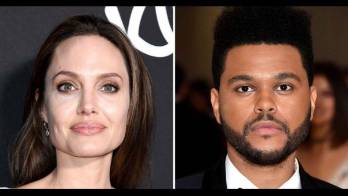 Captan a Angelina jolie junto a The Weeknd