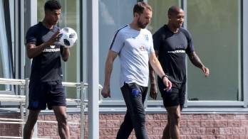 El técnico de la selección de Inglaterra, Gareth Southgate.