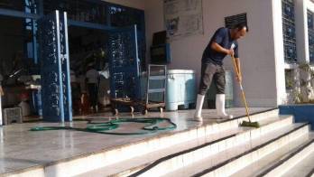 Limpiaron el mercado