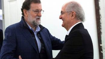 Estuvo en el palacio de la Moncloa.