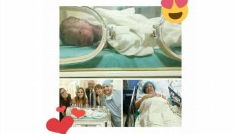 La bebé nació en el Hospital Nacional.