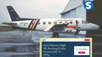 Estados Unidos ofrece $5 millones por información del atentado contra el vuelo Alas Chiricanas