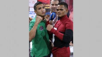 El panameño ‘El Jaguar' Peñalba (izq.).