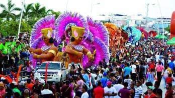 En la época de la conquista, los rasgos del carnaval eran personas disfrazadas