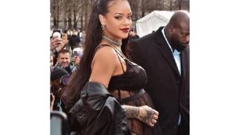 La barbadense está en sus últimas semanas de embarazo.