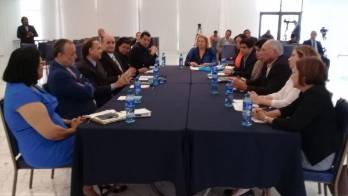 Reunión entre el foro ciudadano y el TE.