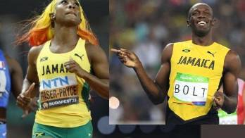 Ella&nbsp;superó&nbsp;en una a otro de los grandes mitos del atletismo histórico internacional, su compatriota&nbsp;Usain Bolt.