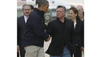 Obama se reúne con el rey de Jordania