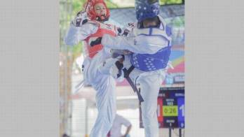 Carolena Cartens de taekwondo.