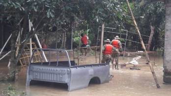 El Sinaproc entregó ayuda humanitaria.