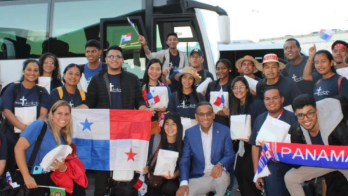 Unos 1,400 peregrinos panameños&nbsp; participan de la Jornada Mundial de la Juventud en Lisboa