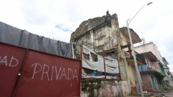 En el Casco Viejo está prohibida la demolición por la ley de protección