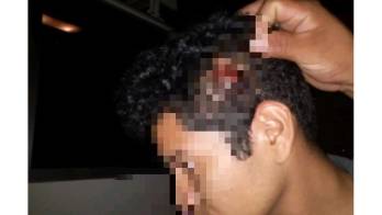 ´Pasajeros fueron golpeados.