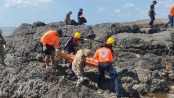 Familia estaba de paseo en Los Santos.