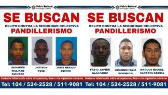 La Policía Nacional publica la lista de los 15 mas buscados por pandillerismo