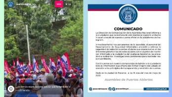 Califican de hecho inusual live de la campaña de Crispiano desde cuenta de la Asamblea