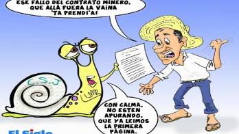 Corte apúrate con ese fallo del contrato minero