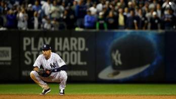 Derek Jeter decidió jugar su último partido en esa posición en el Yankee Stadium.