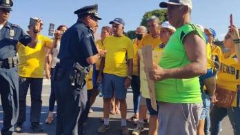 Protestan con cierre