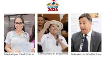 Zulay, Maribel y&nbsp; Melitón son los tres candidatos por libre postulación