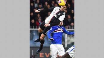 CR7 voló a lo Michael Jordan en la Liga italiana