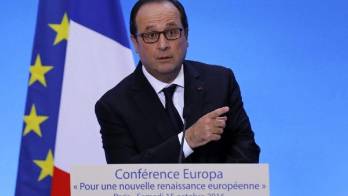 François Hollande, presidente de Francia.